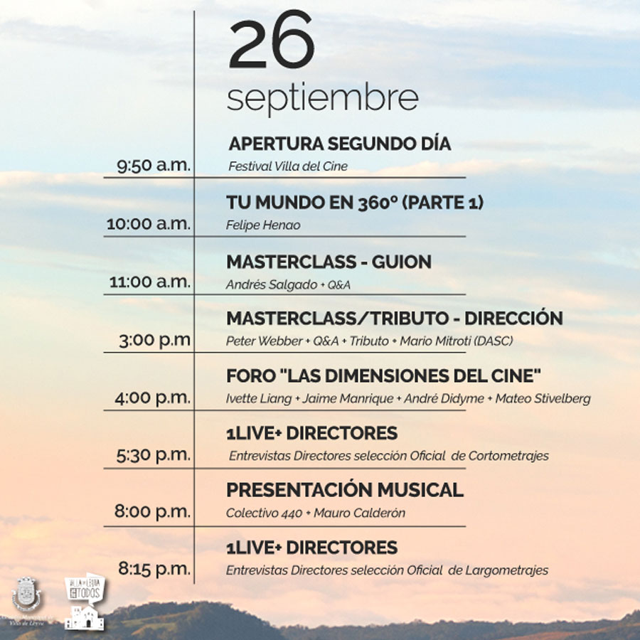 programacion 26 sept festival villadelcine ato
