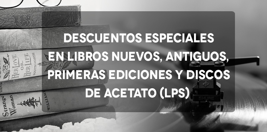 promo discos libros