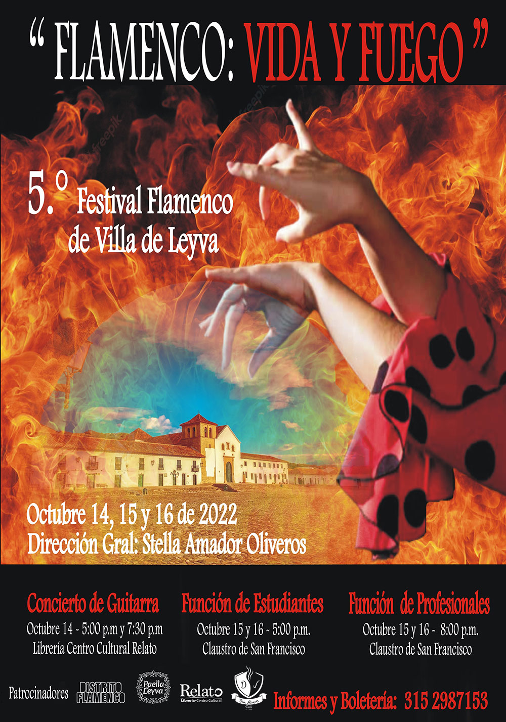 cartel flamenco villa