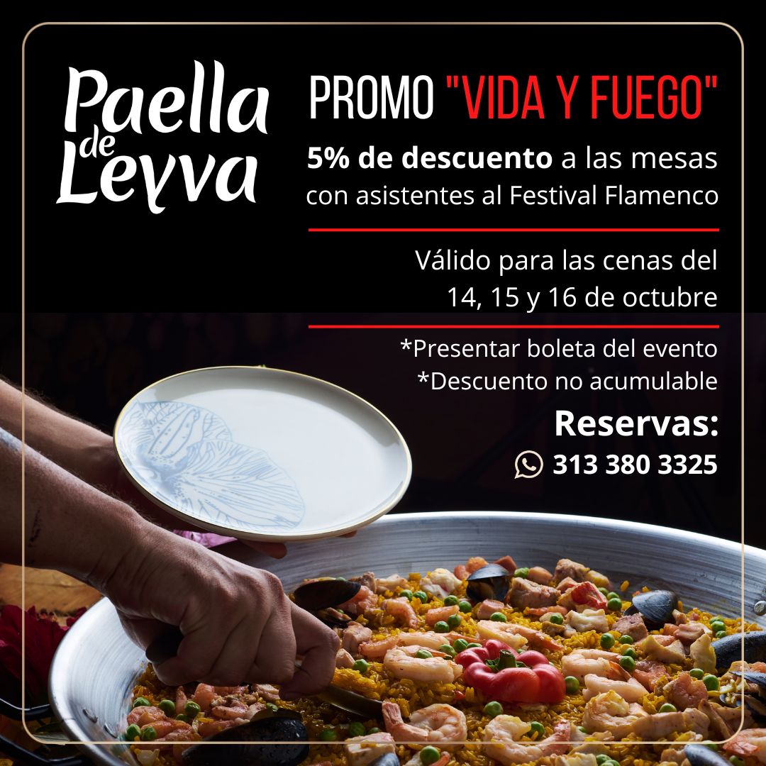 promo paella festival flamenco