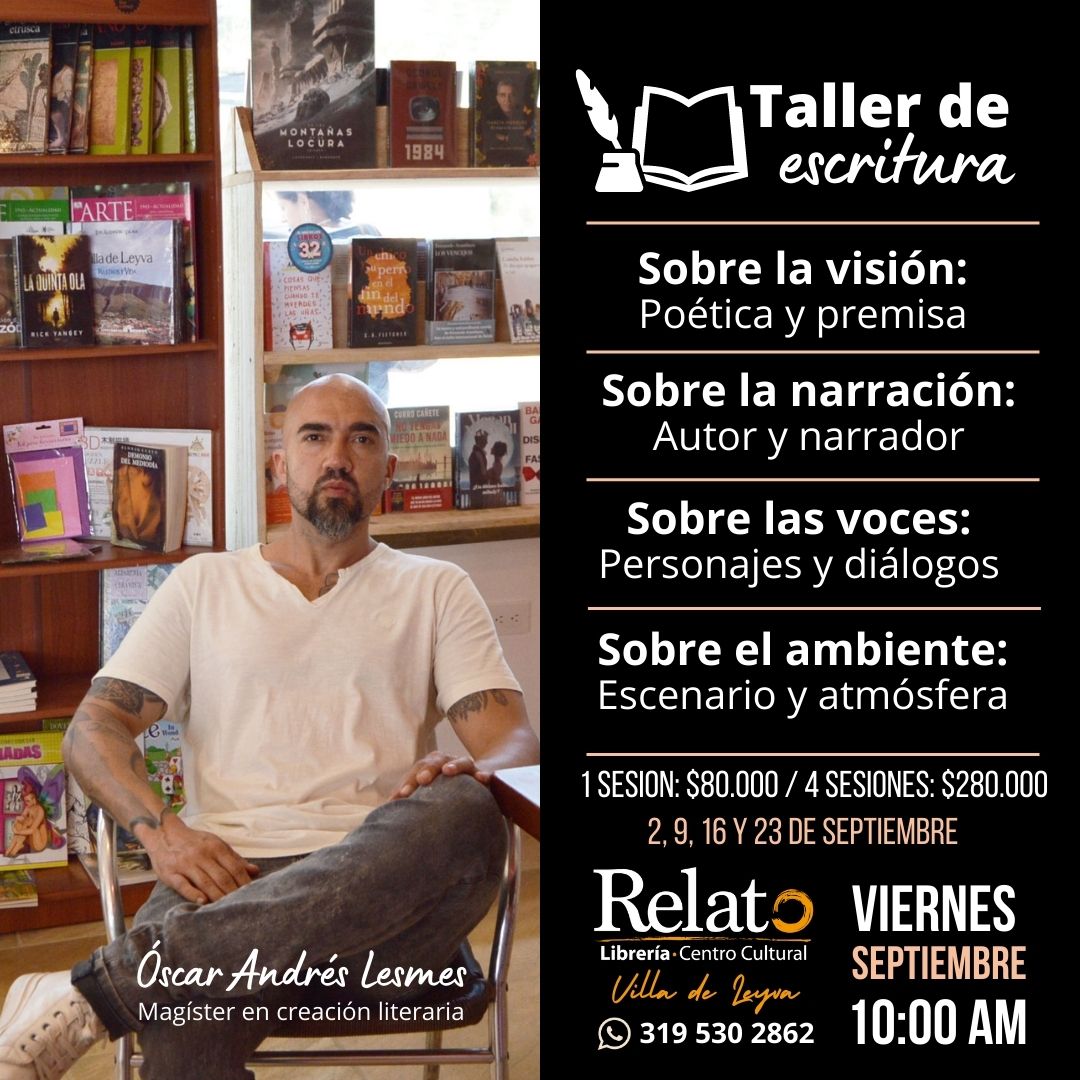 taller escritura relato libreria villa leyva ciclo