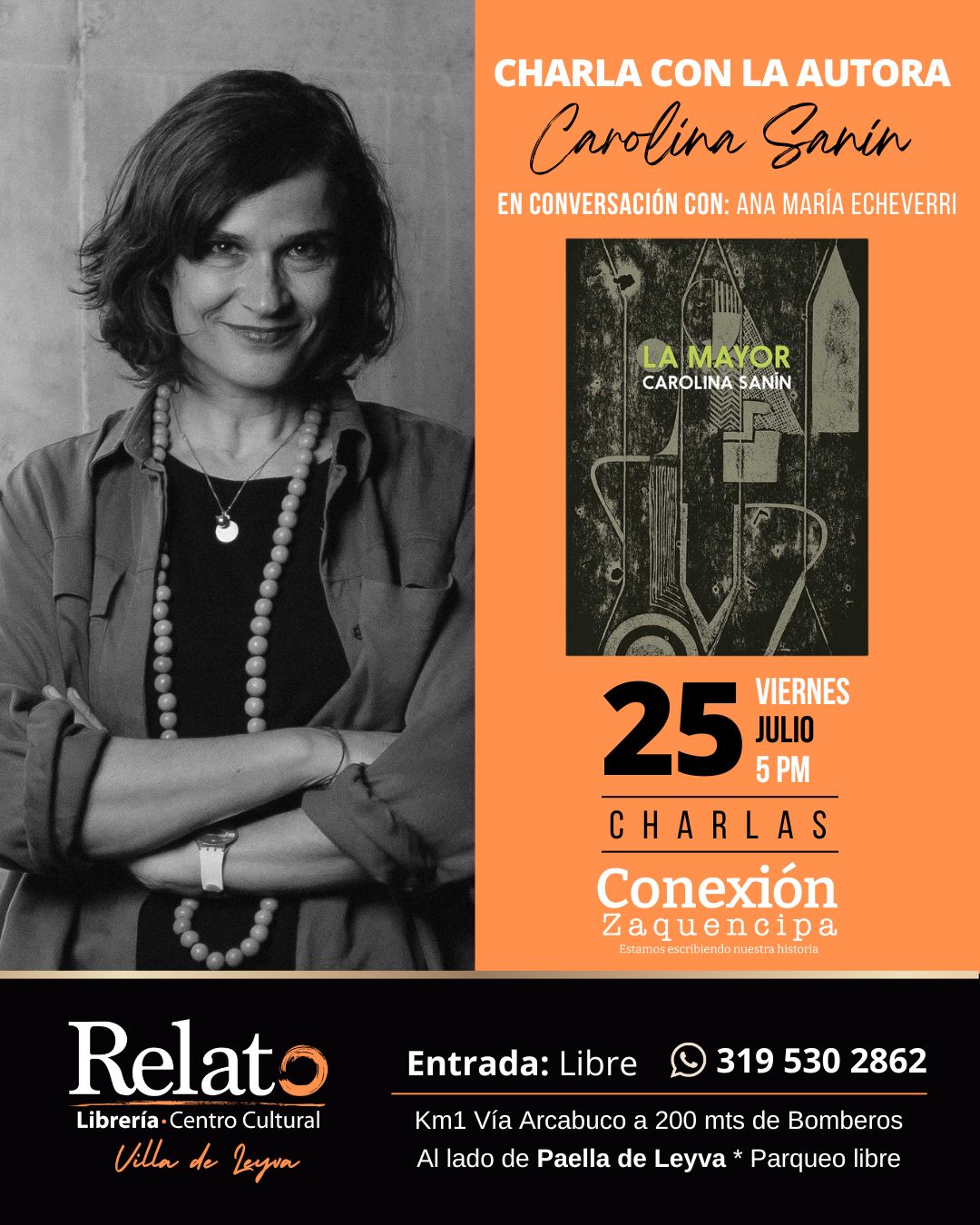 carolina sanin libro villa de leyva relato