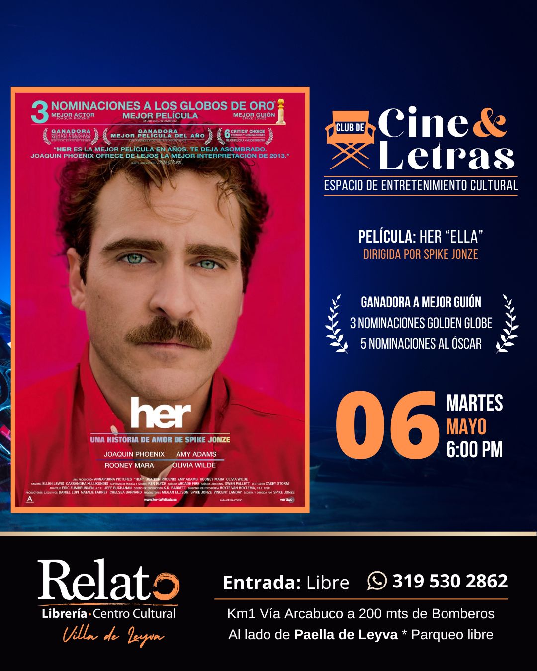 cine club villa leyva relato her