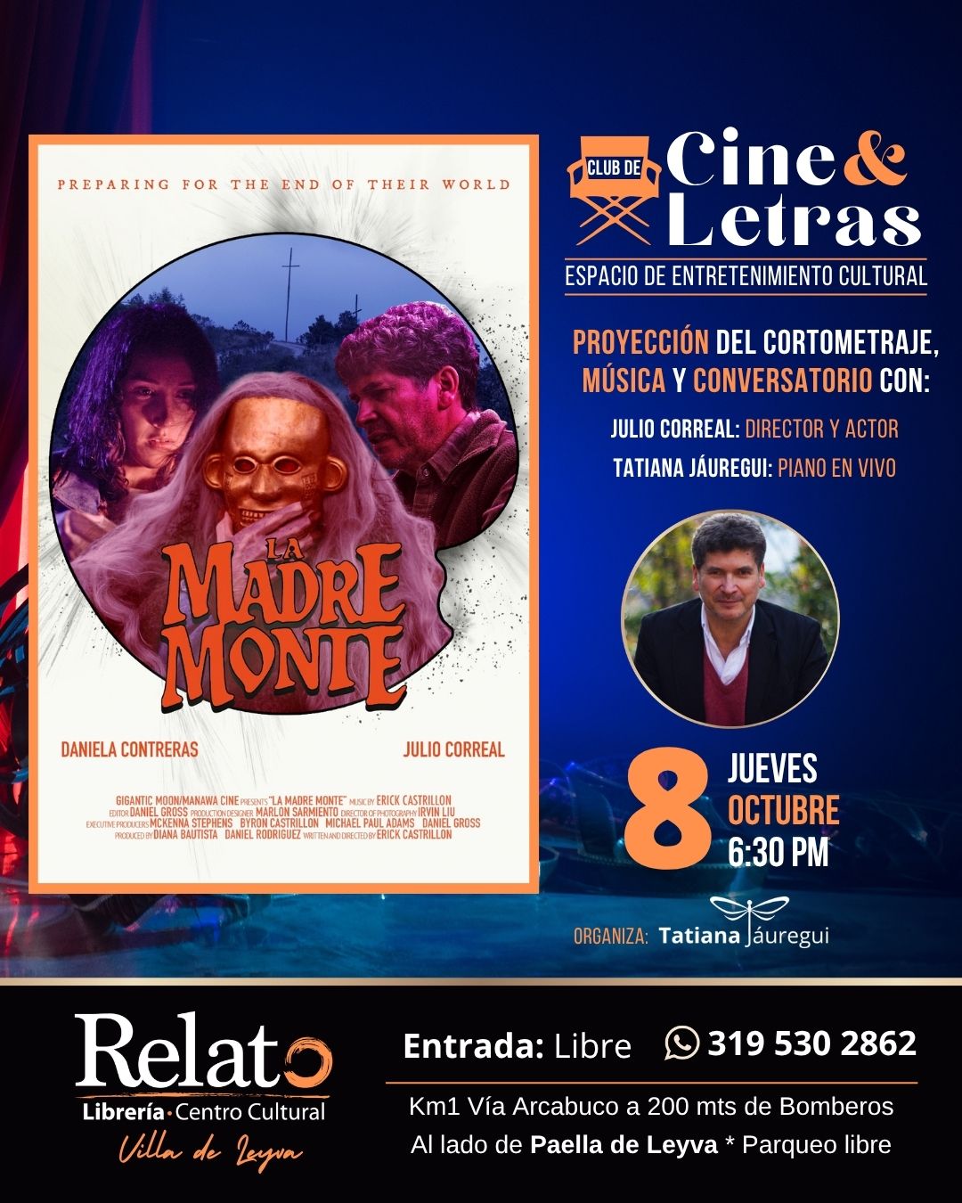 cine relato villa leyva madre monte julio correal