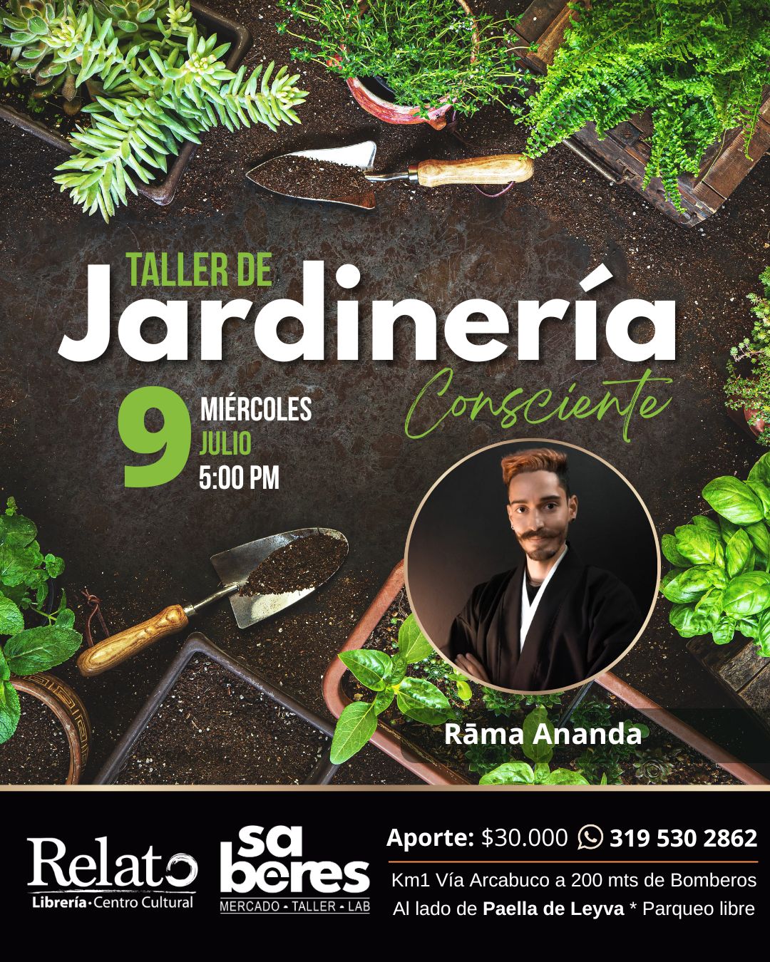 taller jardineria villa de leyva relato sabores