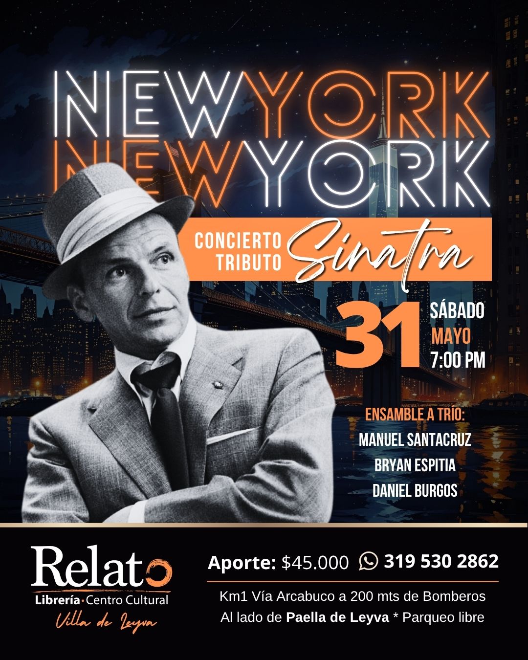 tributo sinatra villa leyva relato