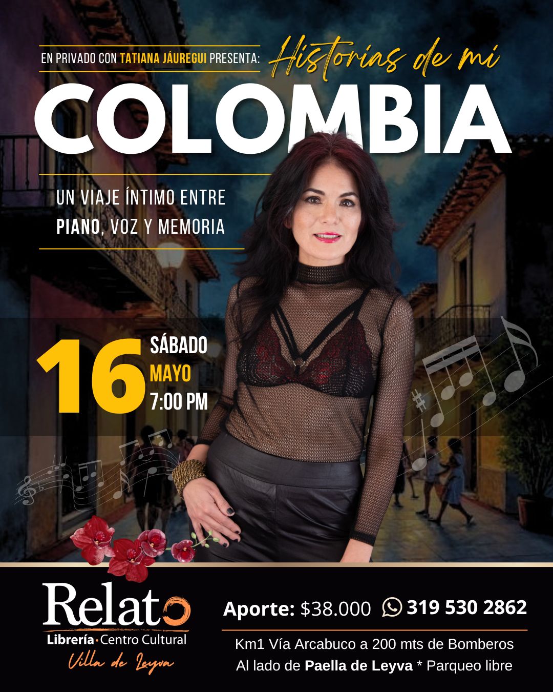 musica colombia villa de leyva relato tatiana jauregui noches